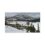 Snowy Ellery Lake California Winter Landscape Business Card