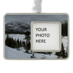 Snowy Ellery Lake California Winter Landscape Christmas Ornament