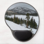 Snowy Ellery Lake California Winter Landscape Gel Mouse Pad