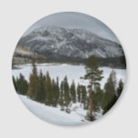 Snowy Ellery Lake California Winter Landscape Magnet