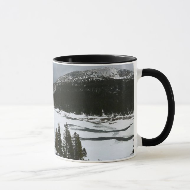 Snowy Ellery Lake California Winter Landscape Mug (Right)
