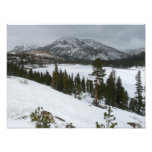 Snowy Ellery Lake California Winter Landscape Photo Print