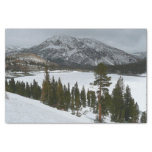 Snowy Ellery Lake California Winter Landscape Tissue Paper