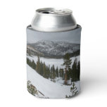 Snowy Ellery Lake California Winter Photography Can Cooler