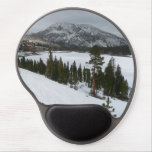 Snowy Ellery Lake California Winter Photography Gel Mouse Pad