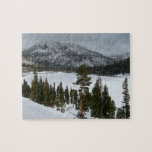Snowy Ellery Lake California Winter Photography Jigsaw Puzzle