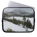 Snowy Ellery Lake California Winter Photography Laptop Sleeve