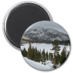 Snowy Ellery Lake California Winter Photography Magnet