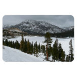 Snowy Ellery Lake California Winter Photography Magnet