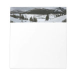 Snowy Ellery Lake California Winter Photography Notepad