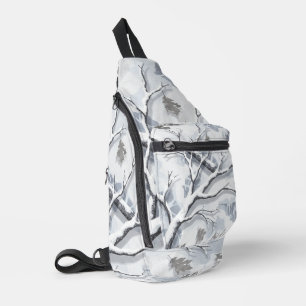 Snowy Environments Camouflage Sling Bag