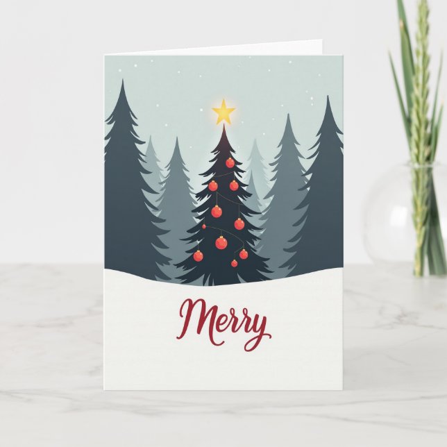 Snowy Forest Card (Front)
