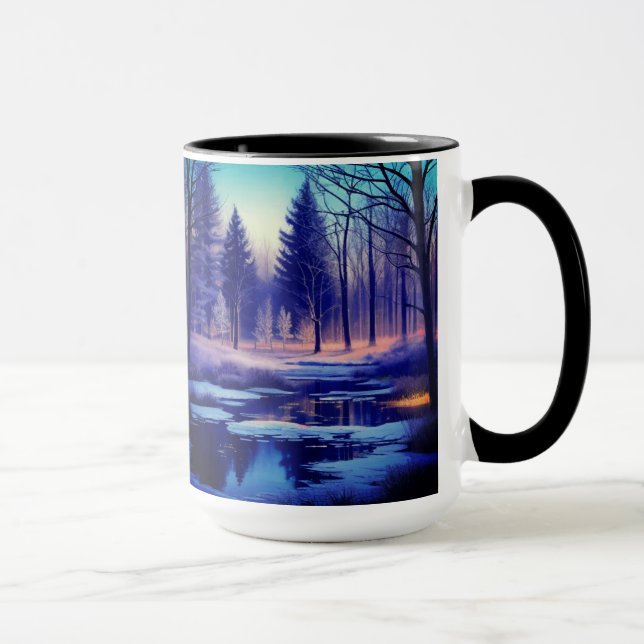 Snowy Forest Mug (Right)