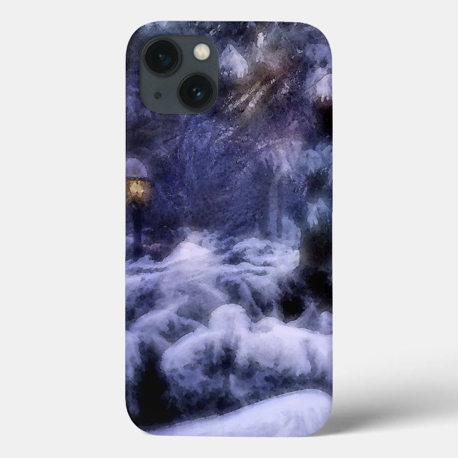 Snowy Forest Winter Wonderland Case-Mate iPhone Case (Back)