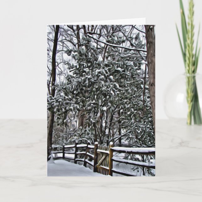Snowy Gate Card (Front)