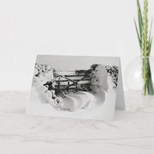 Snowy Gate Holiday Card