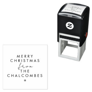 Snowy Gothic Winter Fairytale Christmas Self-inking Stamp
