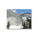 Snowy Granite Domes I at Yosemite National Park Canvas Print