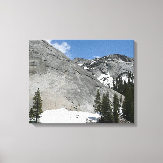 Snowy Granite Domes I at Yosemite National Park Canvas Print (Front)