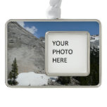 Snowy Granite Domes I at Yosemite National Park Christmas Ornament