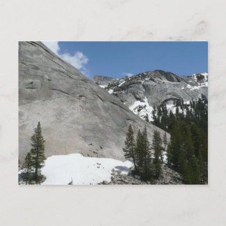 Snowy Granite Domes I at Yosemite National Park Postcard