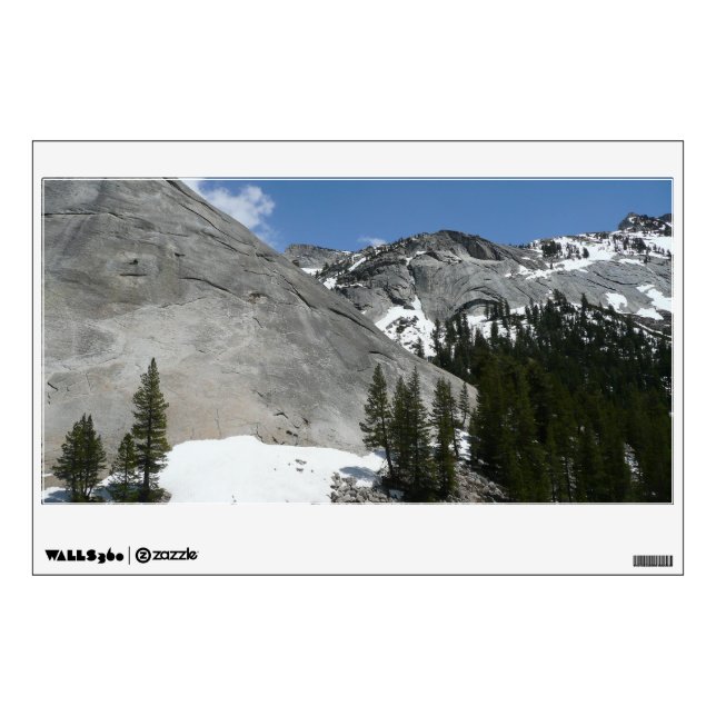 Snowy Granite Domes I at Yosemite National Park Wall Sticker (Front)