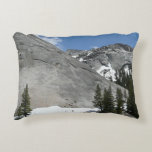 Snowy Granite Domes I Yosemite National Park Decorative Pillow