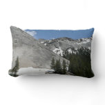 Snowy Granite Domes I Yosemite National Park Lumbar Pillow