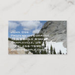 Snowy Granite Domes II Yosemite National Park Business Card