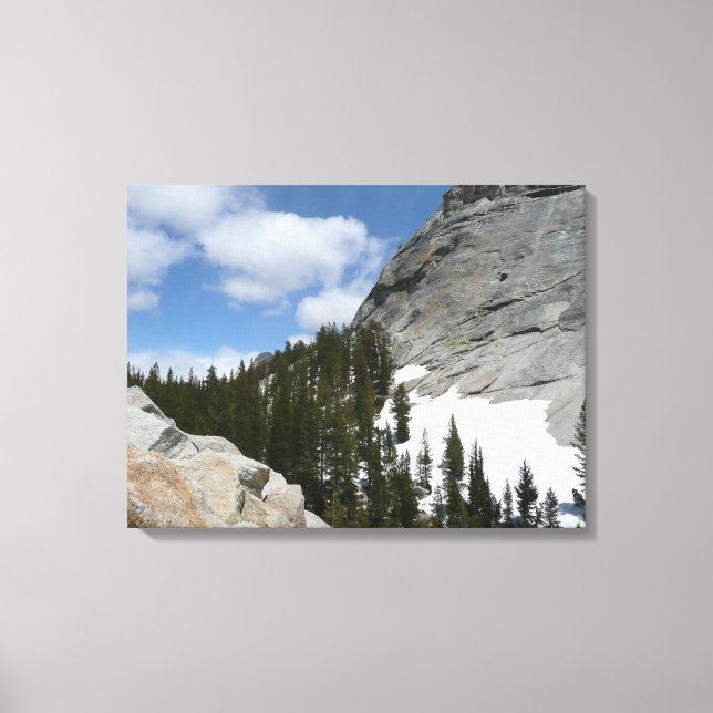 Snowy Granite Domes II Yosemite National Park Canvas Print (Front)