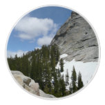 Snowy Granite Domes II Yosemite National Park Ceramic Knob