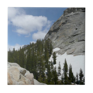 Snowy Granite Domes II Yosemite National Park Ceramic Tile
