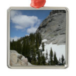 Snowy Granite Domes II Yosemite National Park Metal Ornament