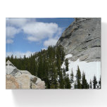 Snowy Granite Domes II Yosemite National Park Paperweight