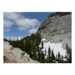 Snowy Granite Domes II Yosemite National Park Poster