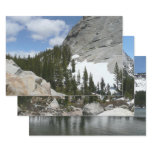 Snowy Granite Domes II Yosemite National Park Wrapping Paper Sheets