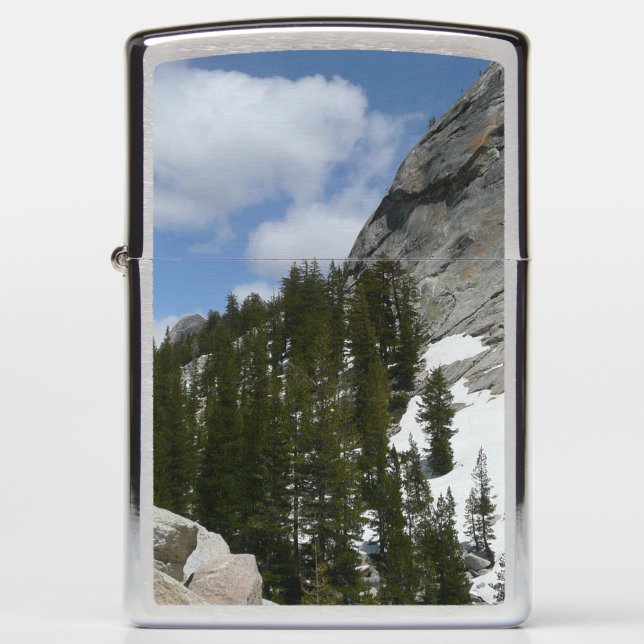 Snowy Granite Domes II Yosemite National Park Zippo Lighter (Front)