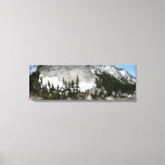 Snowy Granite Domes Panorama at Yosemite Canvas Print