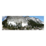 Snowy Granite Domes Panorama at Yosemite Photo Print