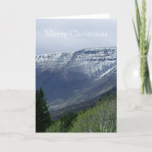 Snowy Highlands Merry Christmas Card