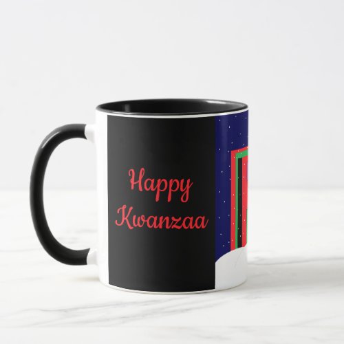 Snowy Kwanzaa Mug