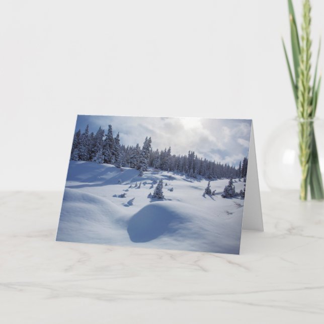 Snowy Landscape Card (Front)