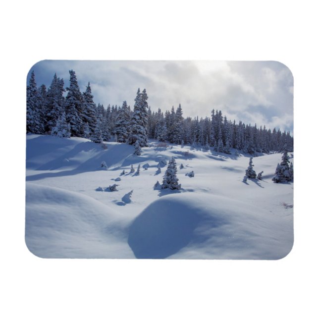 Snowy Landscape Magnet (Horizontal)