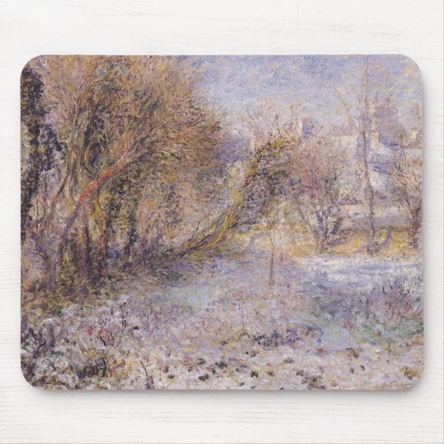 Snowy Landscape Mouse Pad (Front)