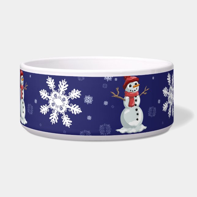 Snowy Men Bowl (Front)