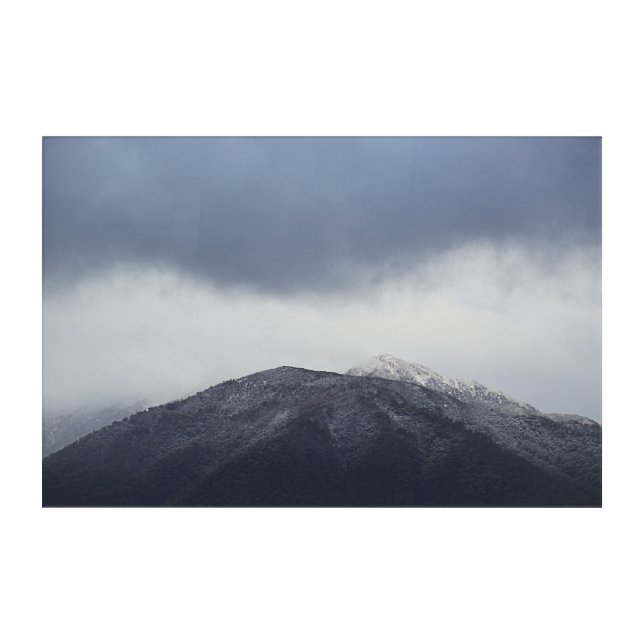 Snowy Mount Bogong  Acrylic Print (Front)