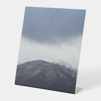 Snowy Mount Bogong  Pedestal Sign