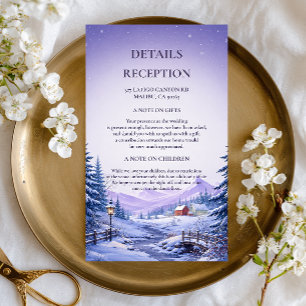 Snowy Mountain Hamlet Enclosure Card