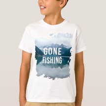 Snowy Mountain Lake Gone Fishing