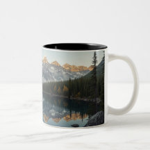 Snowy Mountain Lake Scenic